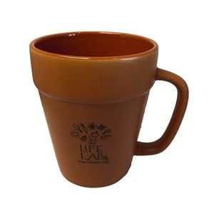 MWare Coffee‎ Mug Cup China Life Lab Collectible Ceramic Orange 5" x4